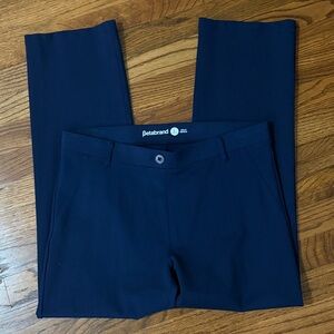 Betabrand Women Navy Blue Pants Large Petite